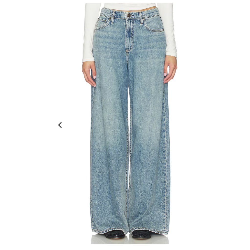 Bnwt Rag & Bone The Sofie Featherweight High-Rise Ultra Wide Size 27